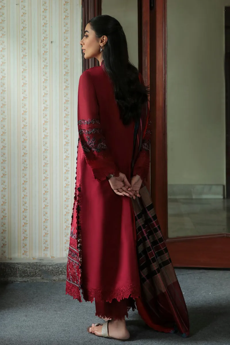 AQ-07 MAYA  | Qalamkar Qline Dastak Summer Collection 2022 | Unstitched Embroidered Lawn Suits
