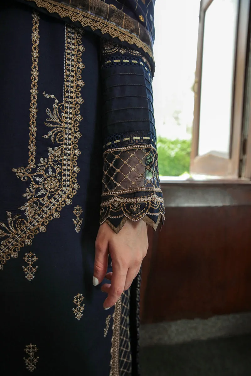 AQ-10  ESHAAL  | Qalamkar Qline Dastak Summer Collection 2022 | Unstitched Embroidered Lawn Suits