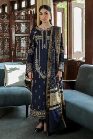 AQ-10  ESHAAL  | Qalamkar Qline Dastak Summer Collection 2022 | Unstitched Embroidered Lawn Suits