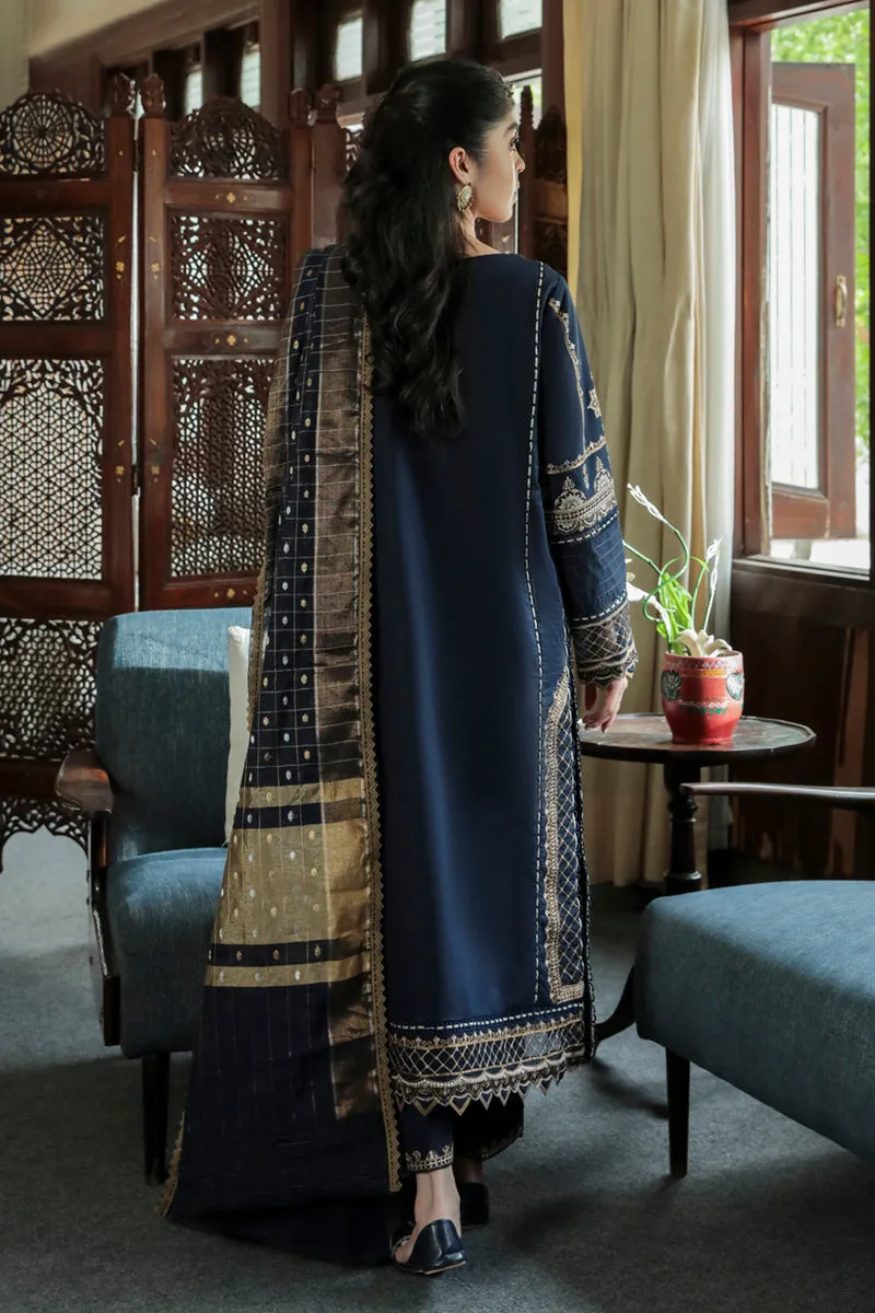 AQ-10  ESHAAL  | Qalamkar Qline Dastak Summer Collection 2022 | Unstitched Embroidered Lawn Suits