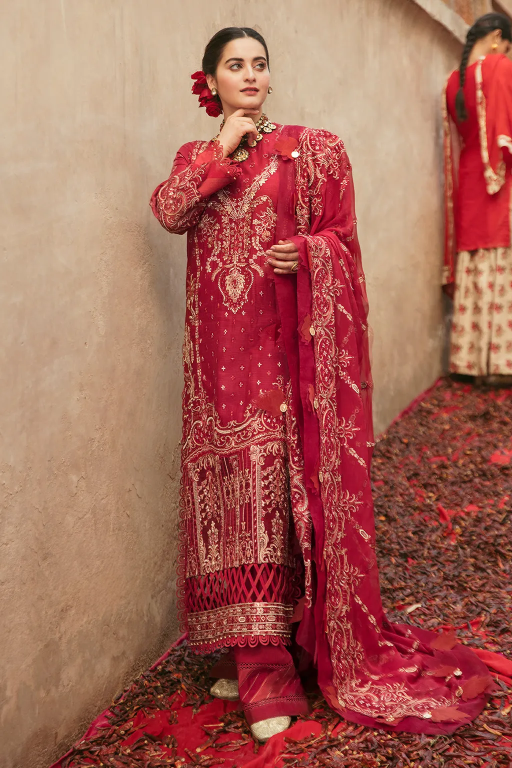Arezou | Afrozeh Shabnami Festive Lawn Collection 2022 | Unstitched Embroidered Lawn Suits