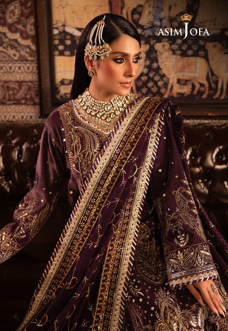 ASIM JOFA | MAKHMAL - WEDDING VELVET | AJMM-06