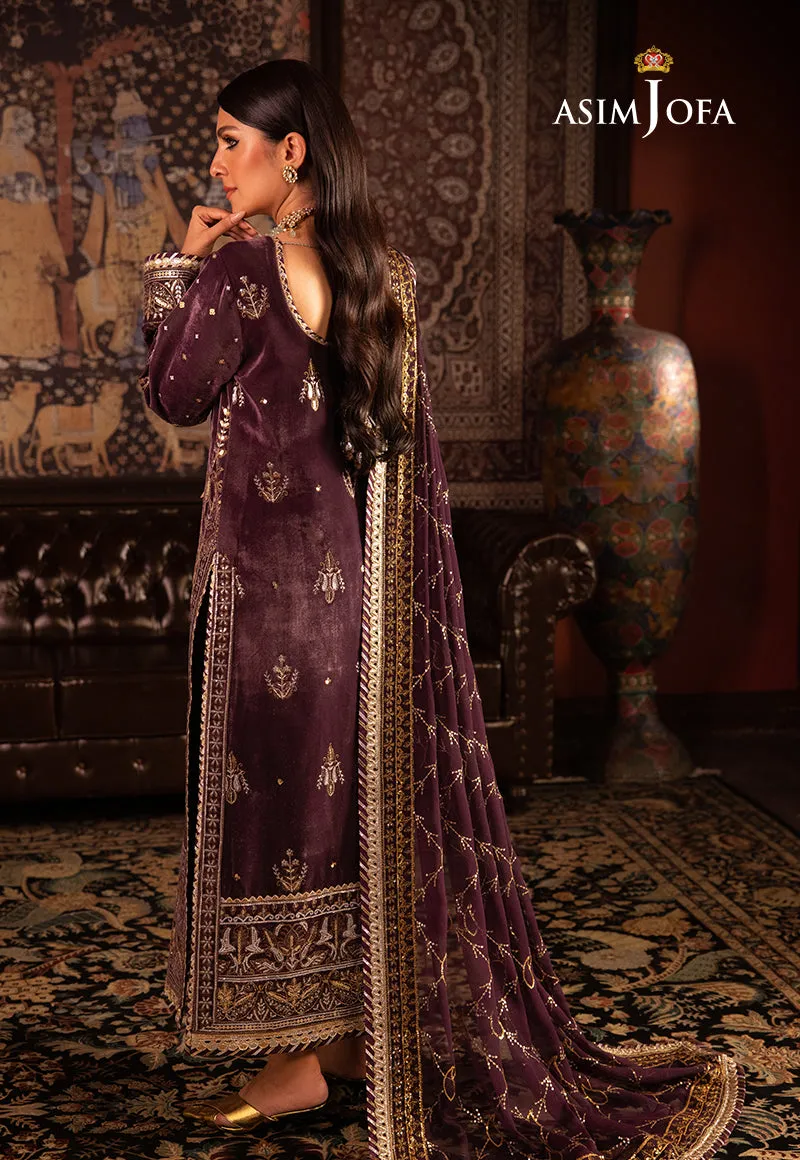 ASIM JOFA | MAKHMAL - WEDDING VELVET | AJMM-06