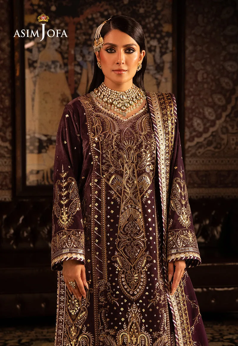 ASIM JOFA | MAKHMAL - WEDDING VELVET | AJMM-06