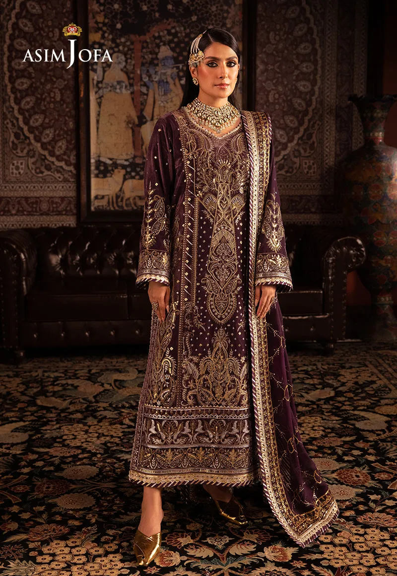 ASIM JOFA | MAKHMAL - WEDDING VELVET | AJMM-06
