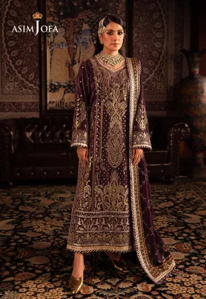 ASIM JOFA | MAKHMAL - WEDDING VELVET | AJMM-06