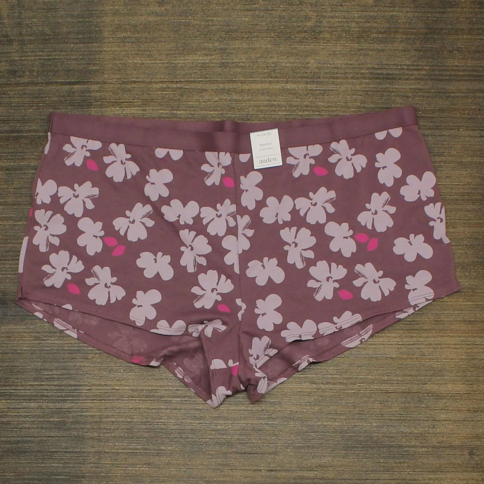 Auden Women's Plus Size Cotton Boy Shorts