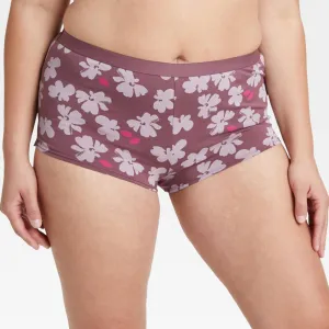 Auden Women's Plus Size Cotton Boy Shorts