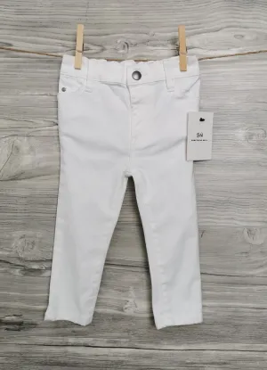 BABY GIRL SIZE 18 MONTHS - SOMETHING NAVY, Designer Fashion, White Skinny Jeans NWT B35
