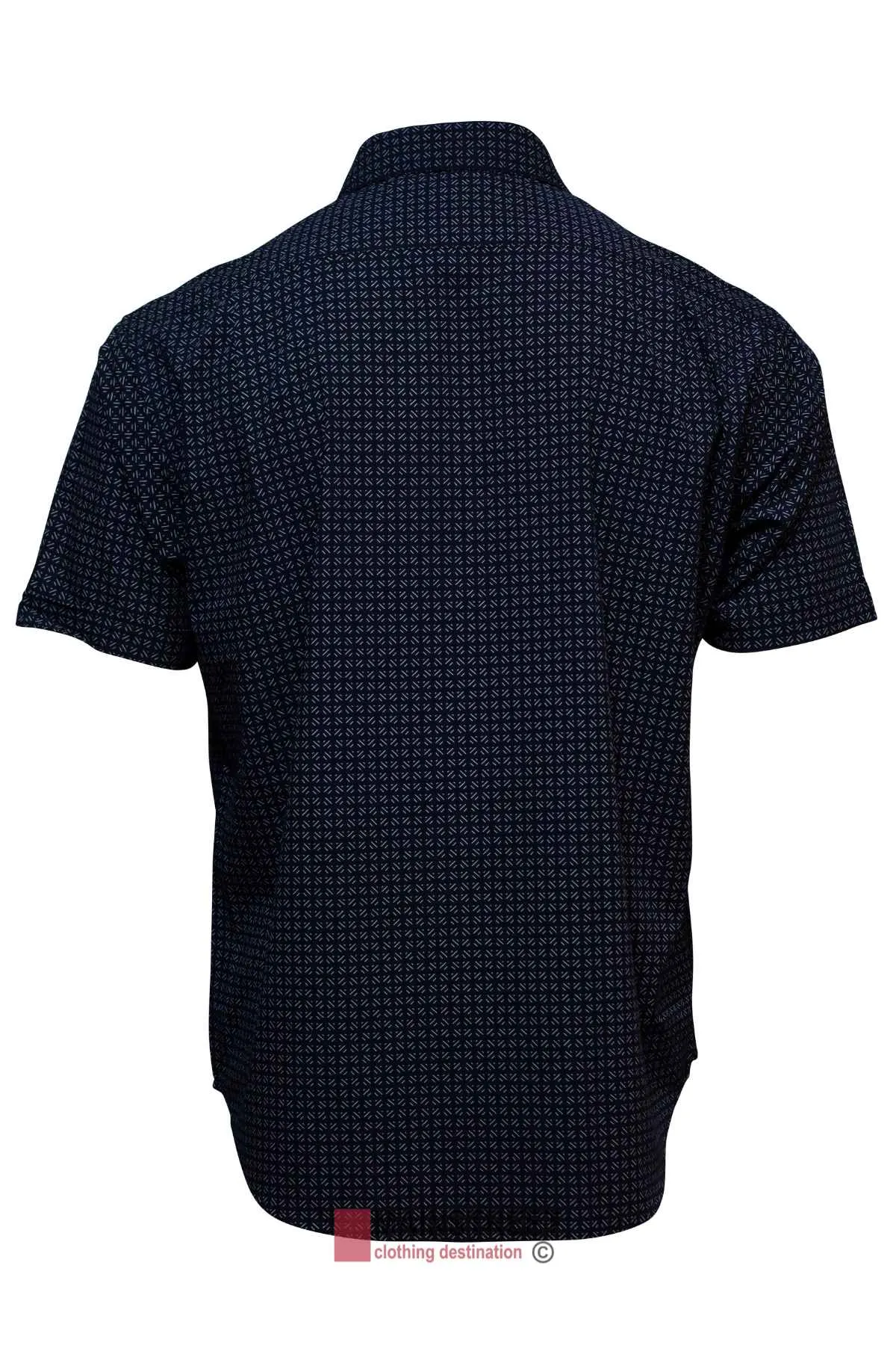 Back Bay Bamboo Soft Touch Print Short Sleeve Shirt