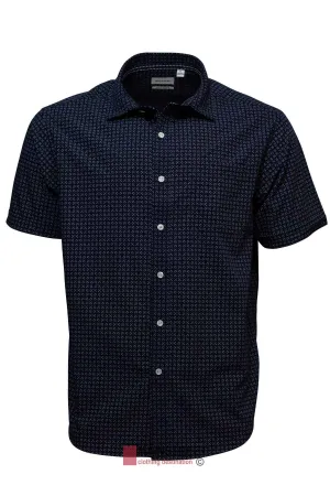 Back Bay Bamboo Soft Touch Print Short Sleeve Shirt