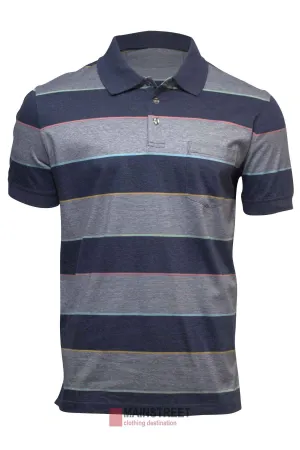 Back Bay Mercerised Cotton Striped Polo