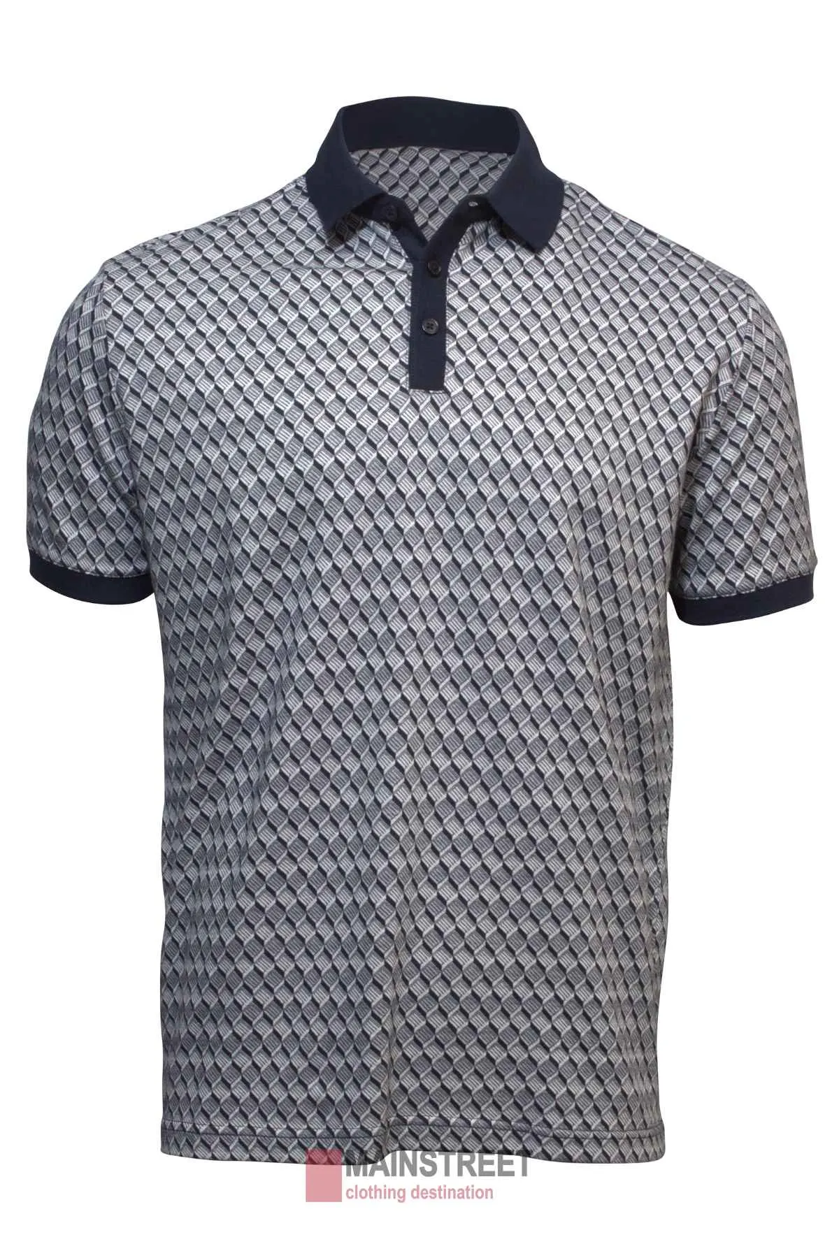 Back Bay Pima Cotton Jacquard Polo