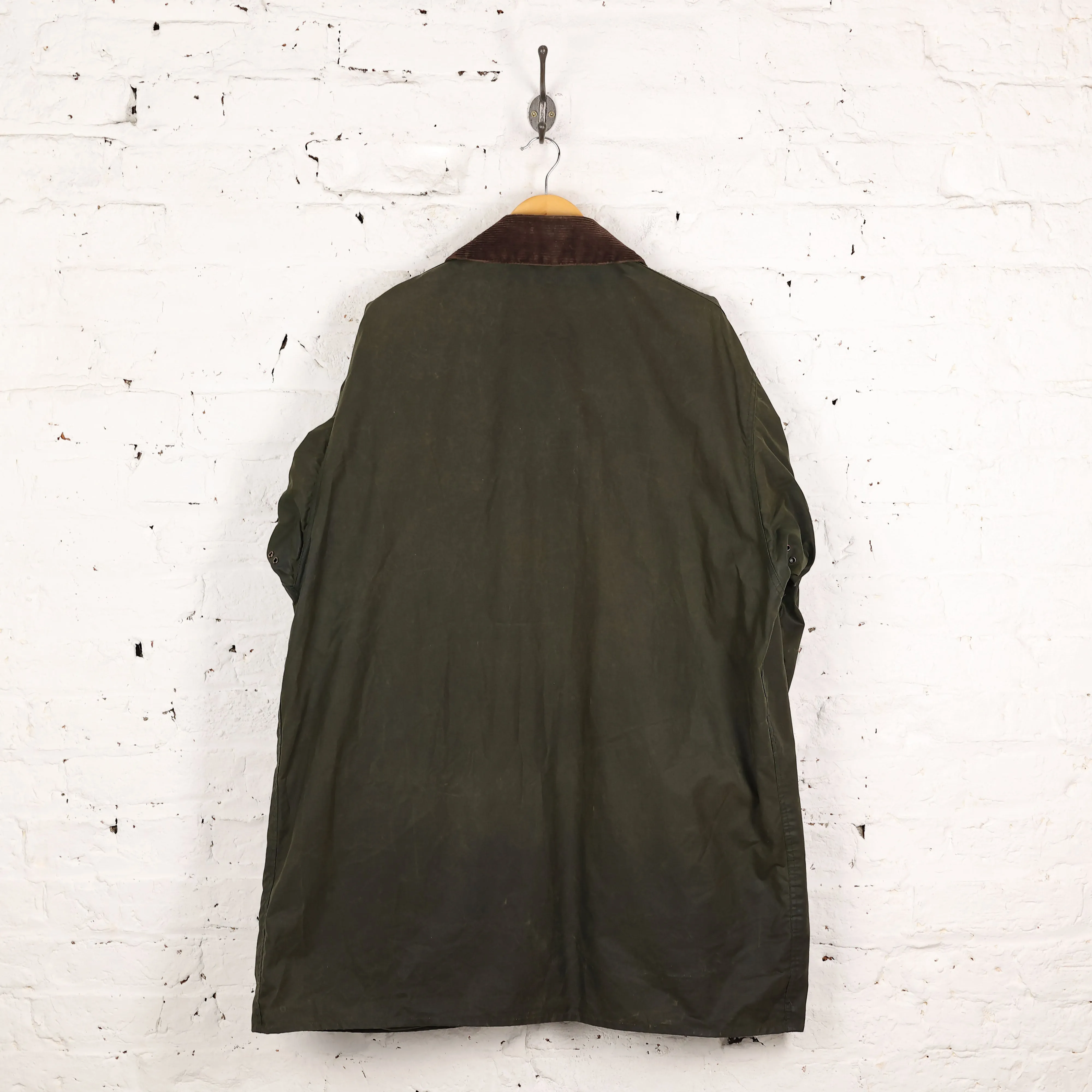 Barbour Border Wax Jacket - Green - XXL