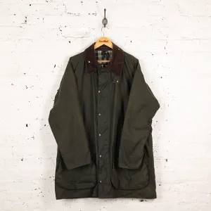 Barbour Border Wax Jacket - Green - XXL