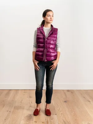 basic vest - fuschia