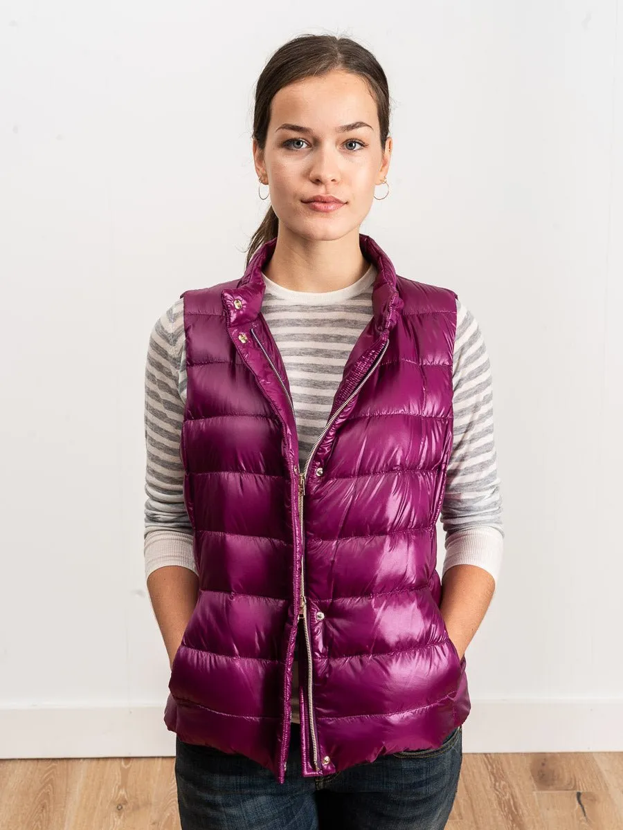 basic vest - fuschia