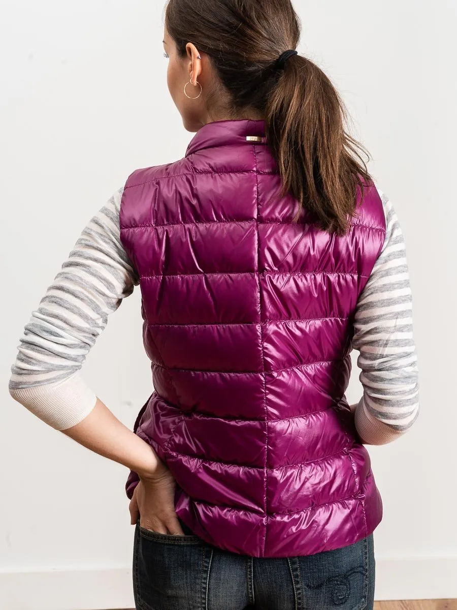 basic vest - fuschia