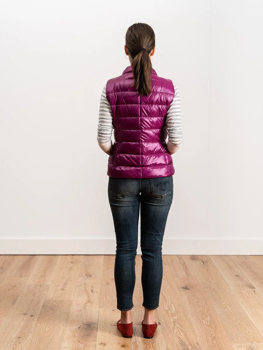 basic vest - fuschia
