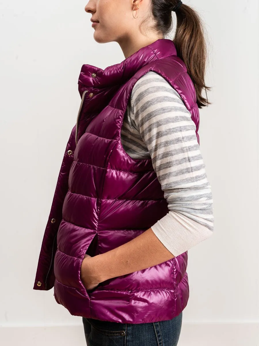 basic vest - fuschia