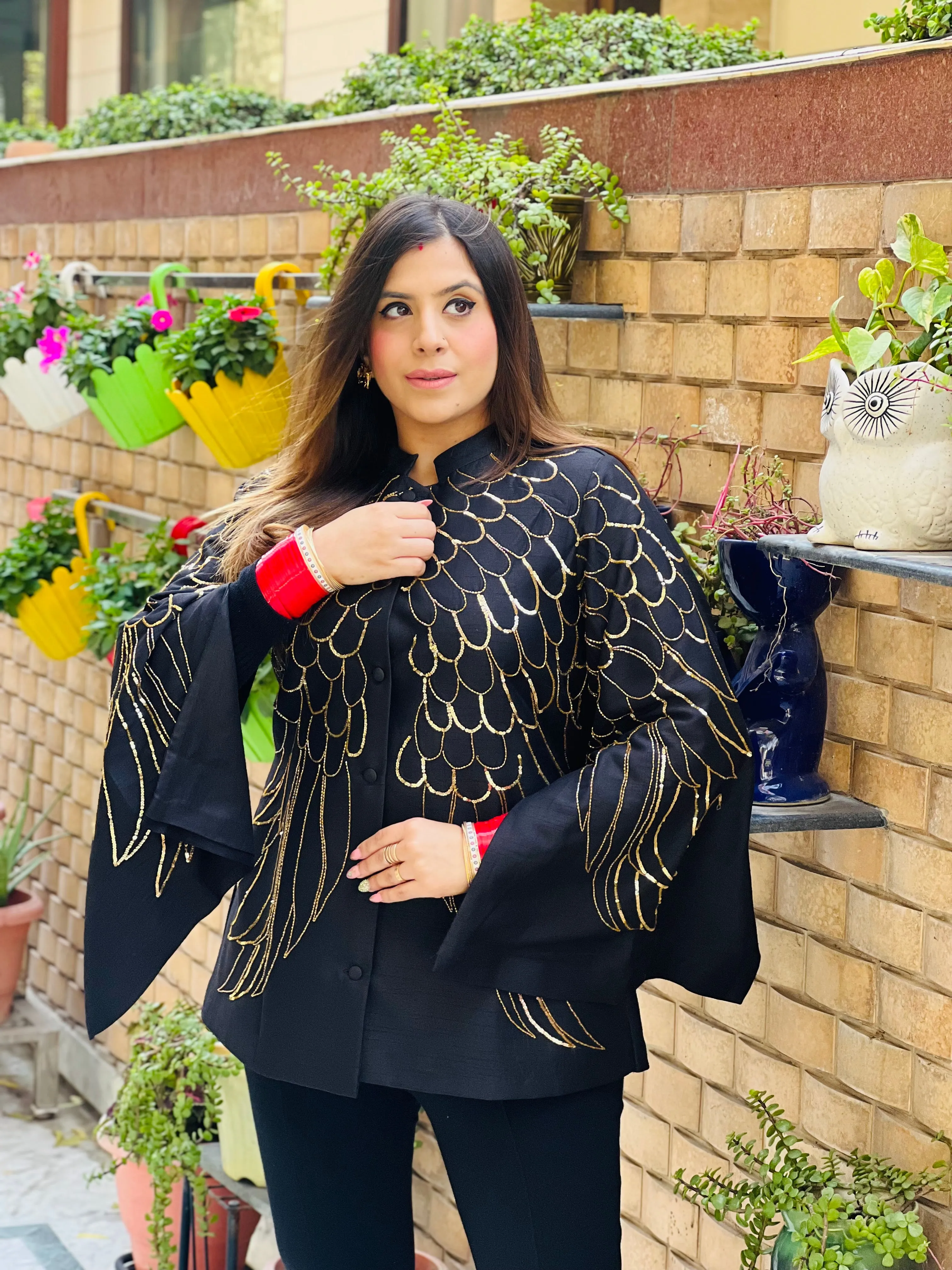 Bat Wings Cape Coat