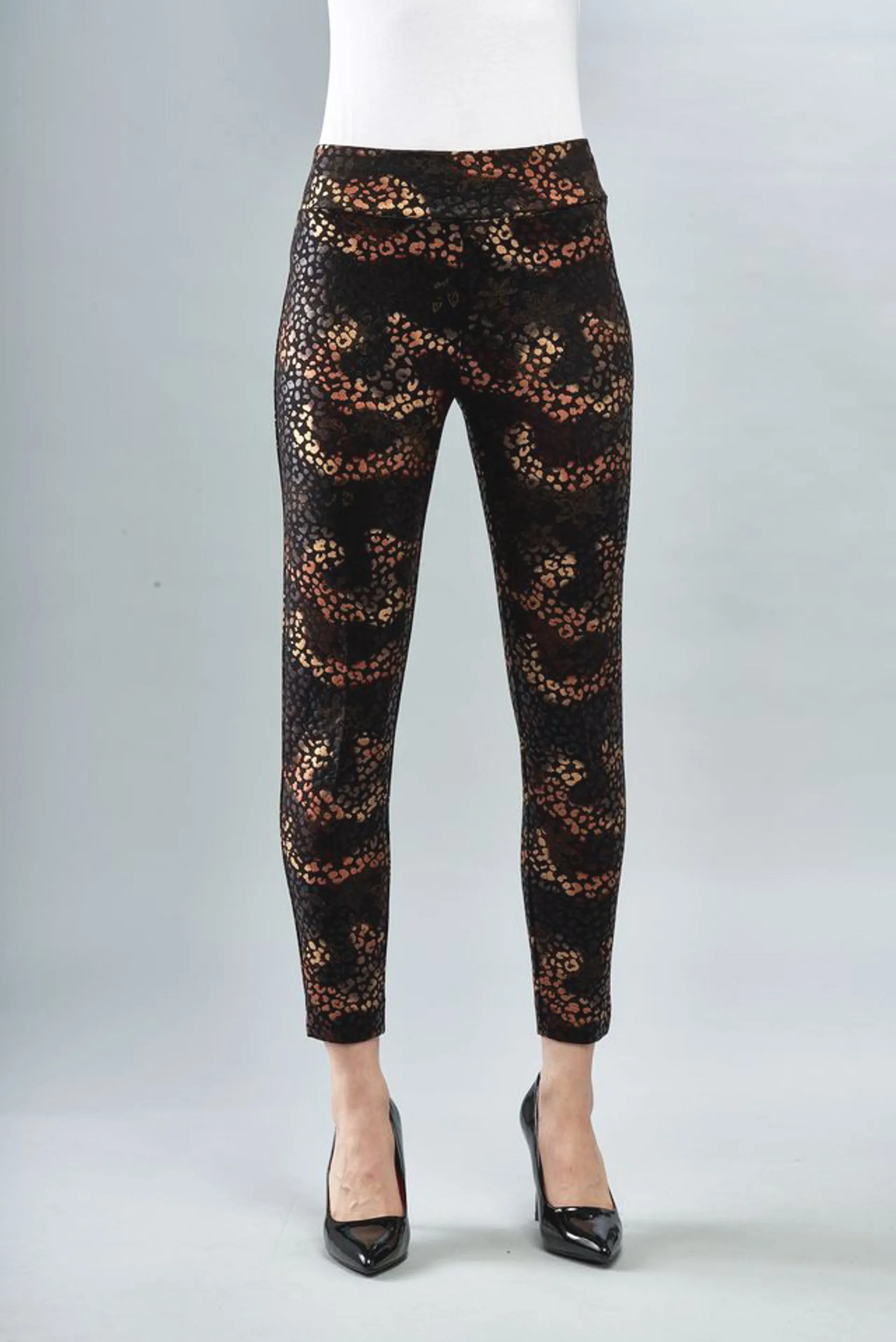 BCP8909SKPRG Skinny Printed Scuba Pants