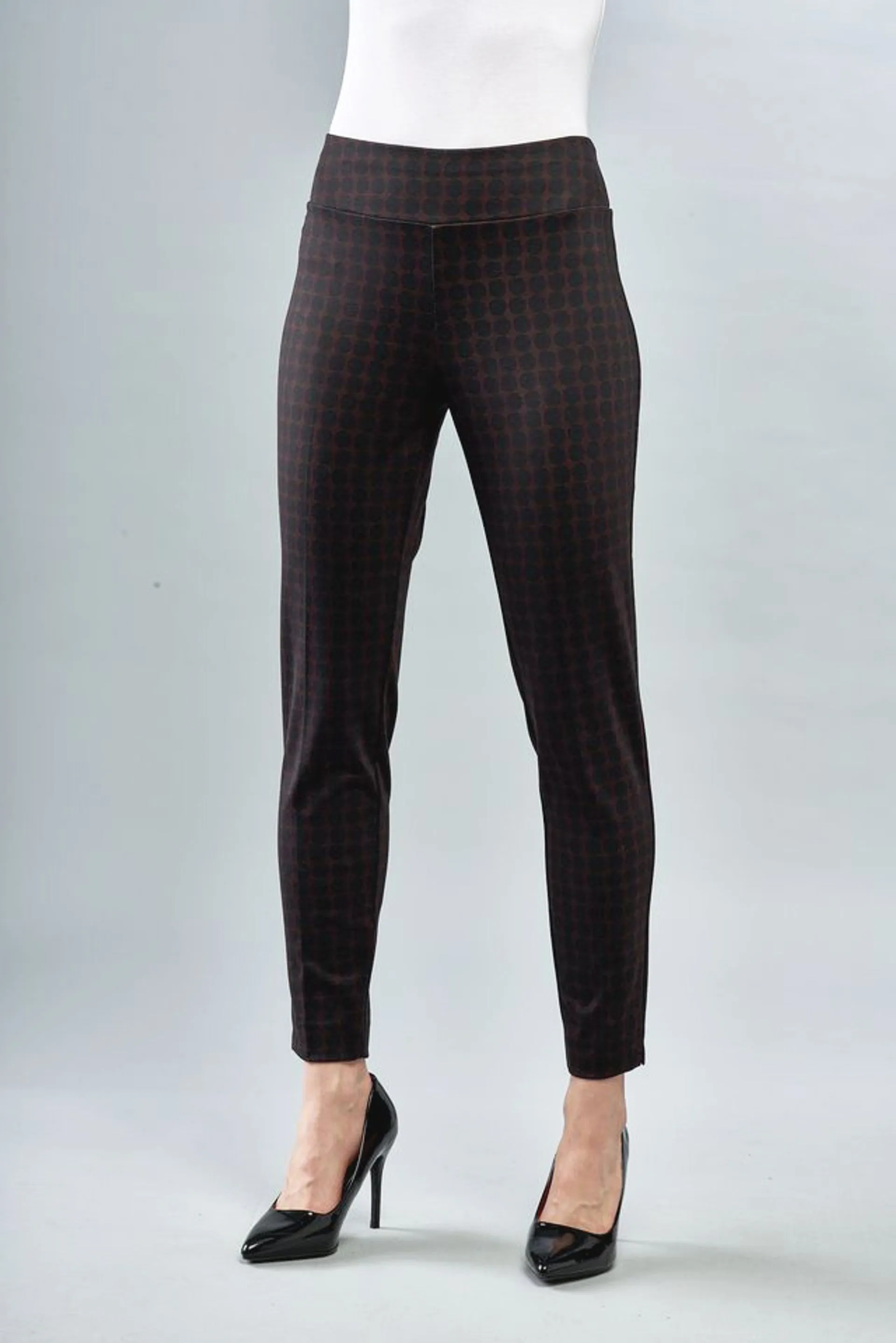 BCP8909SKPRG Skinny Printed Scuba Pants