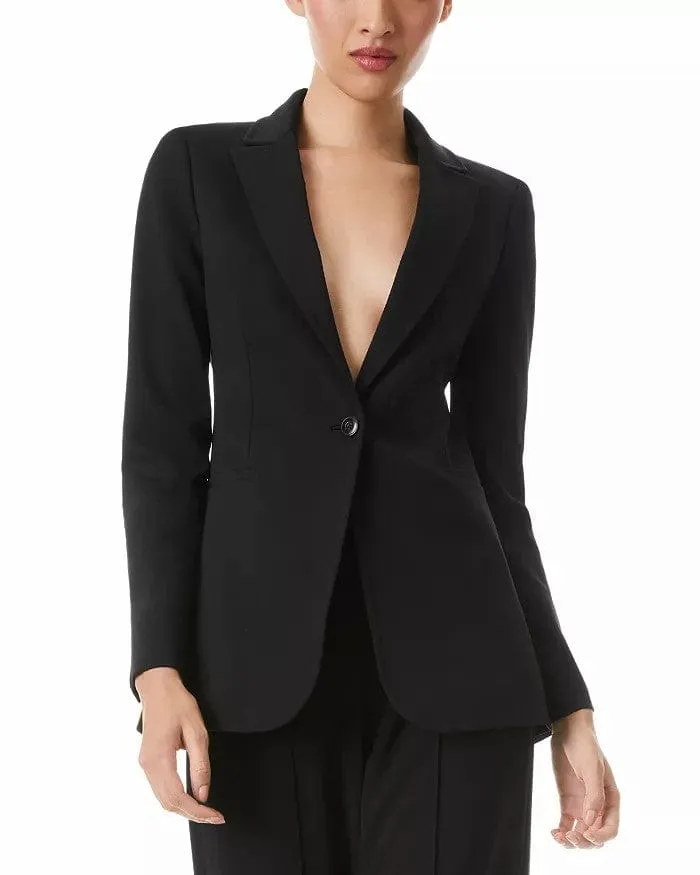 Black 2 Piece Business Casual Women's Suit (Blazer Pants)