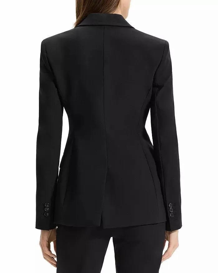 Black 2 Piece Business Casual Women's Suit (Blazer Pants)