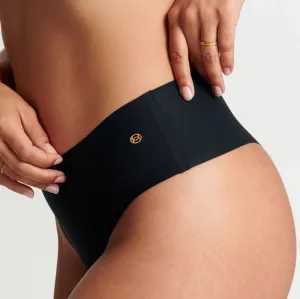 Black High-Waisted Seamless Thong