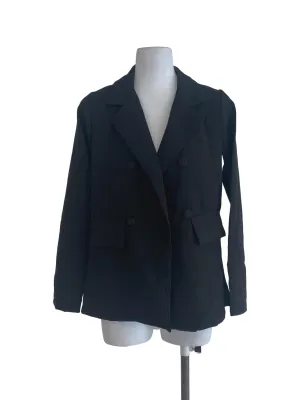 Black Plain Blazer
