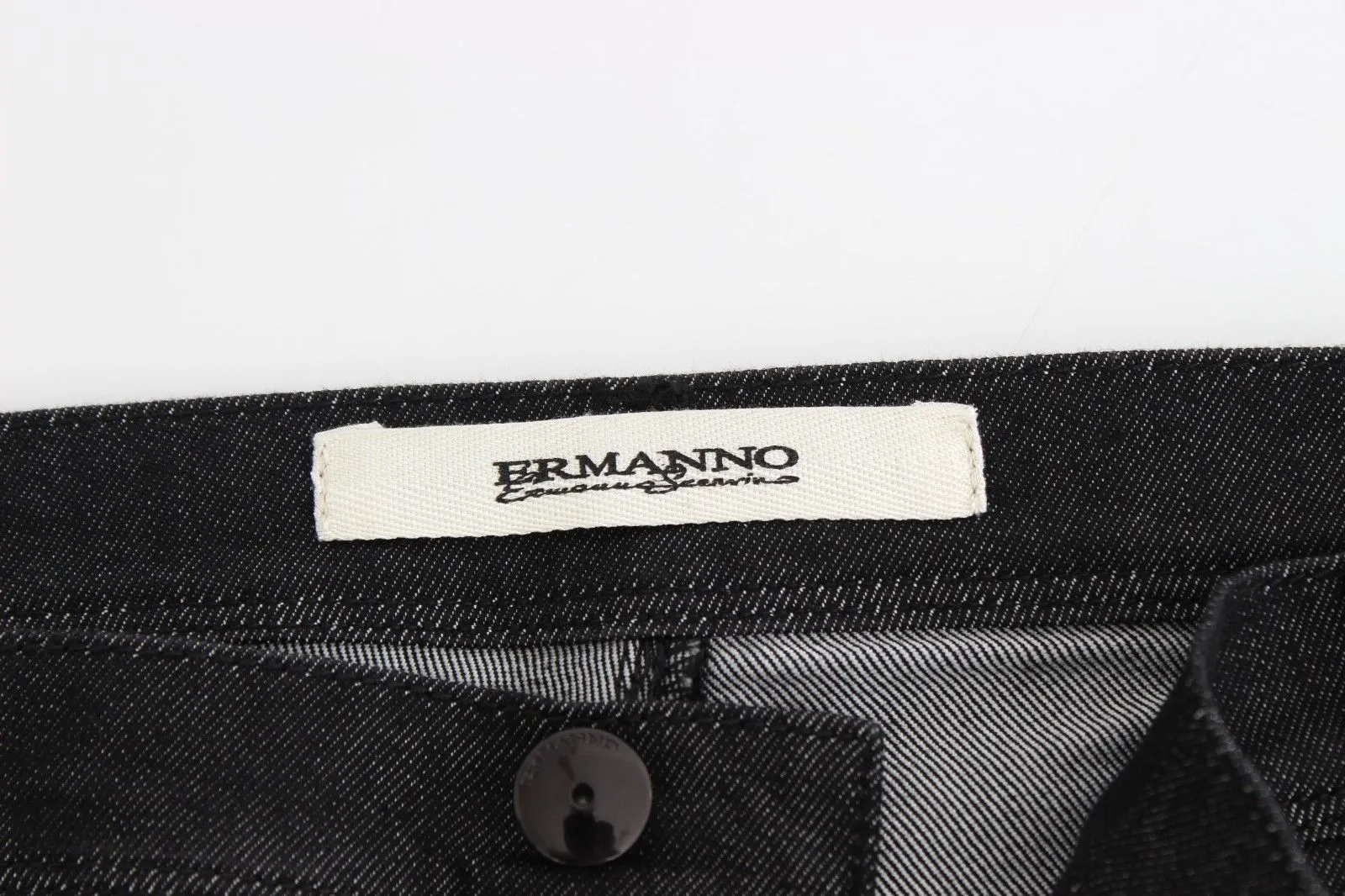 Black Slim Jeans Denim Pants Skinny Leg Stretch