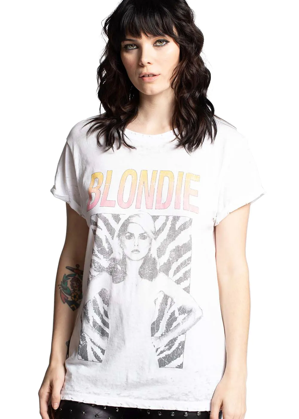 Blondie Animal Print Vintage Tee by Recycled Karma