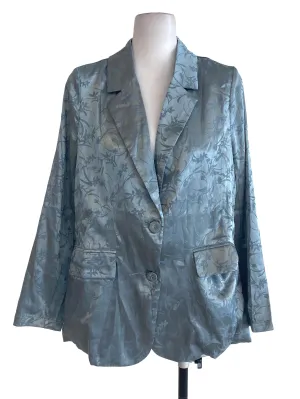 Blue Floral Blazer