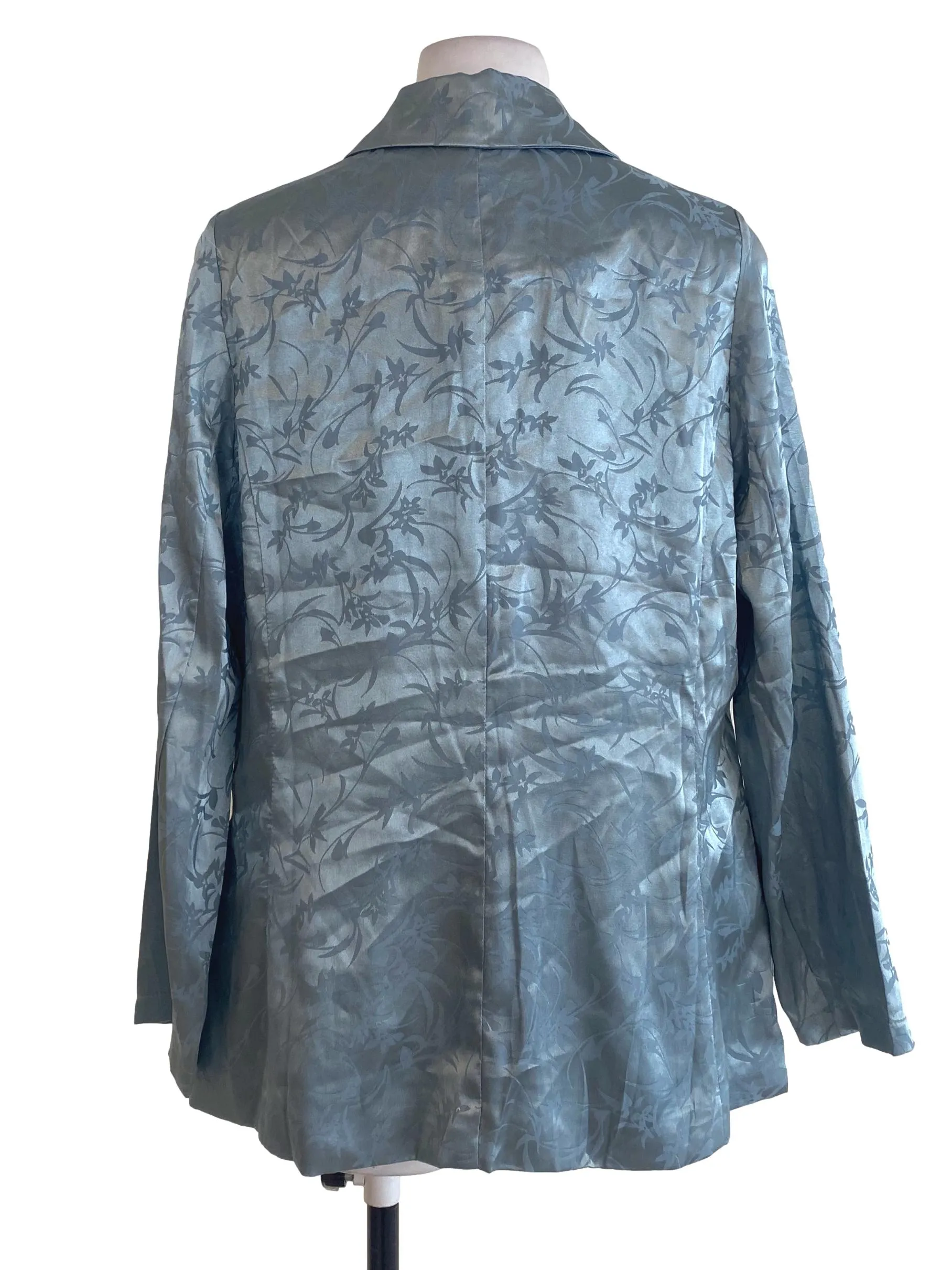 Blue Floral Blazer