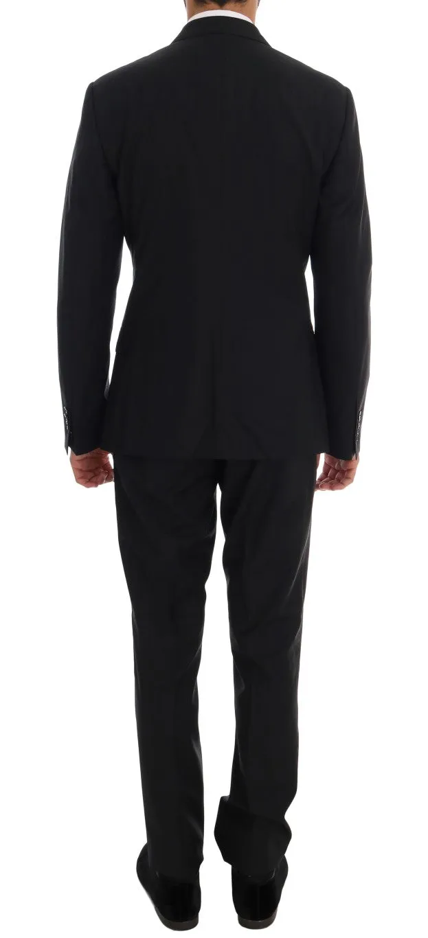 Blue Wool Double Breasted SICILIA Suit