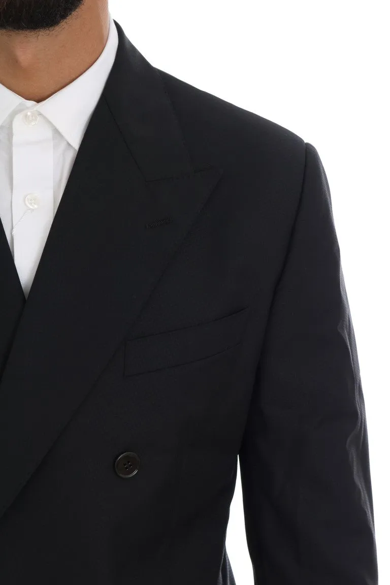 Blue Wool Double Breasted SICILIA Suit