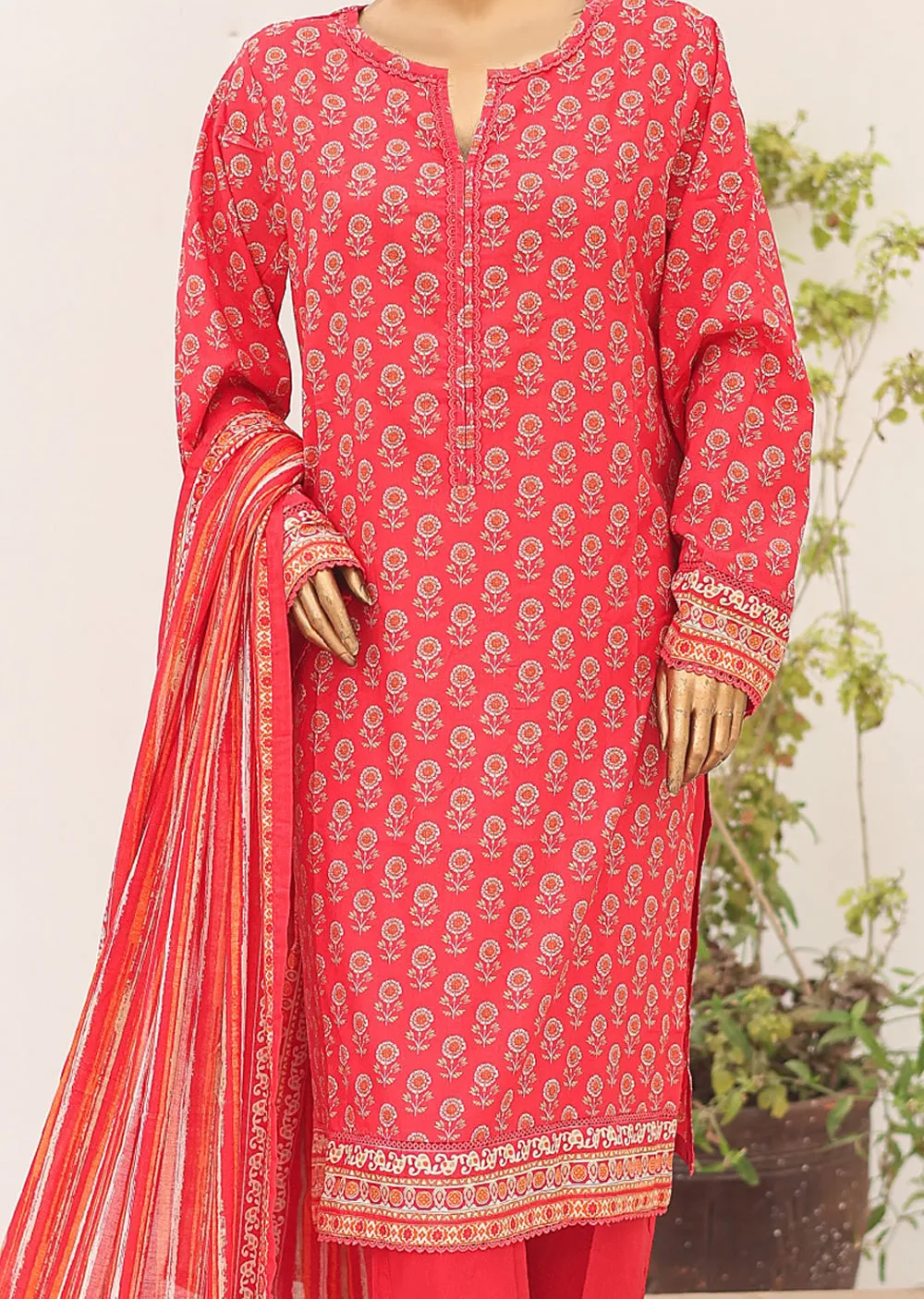 BNS-111 Bin Saeed Printed Cotton Lawn Suits 2024