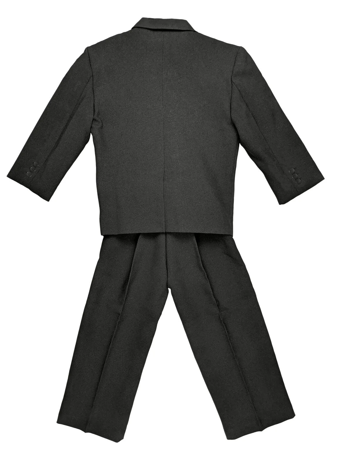 Boys Formal 5 Piece Suit with Shirt, Vest, Tie and Garment Bag – Charcoal - LTMAL-AH-BY029-CHARCOAL