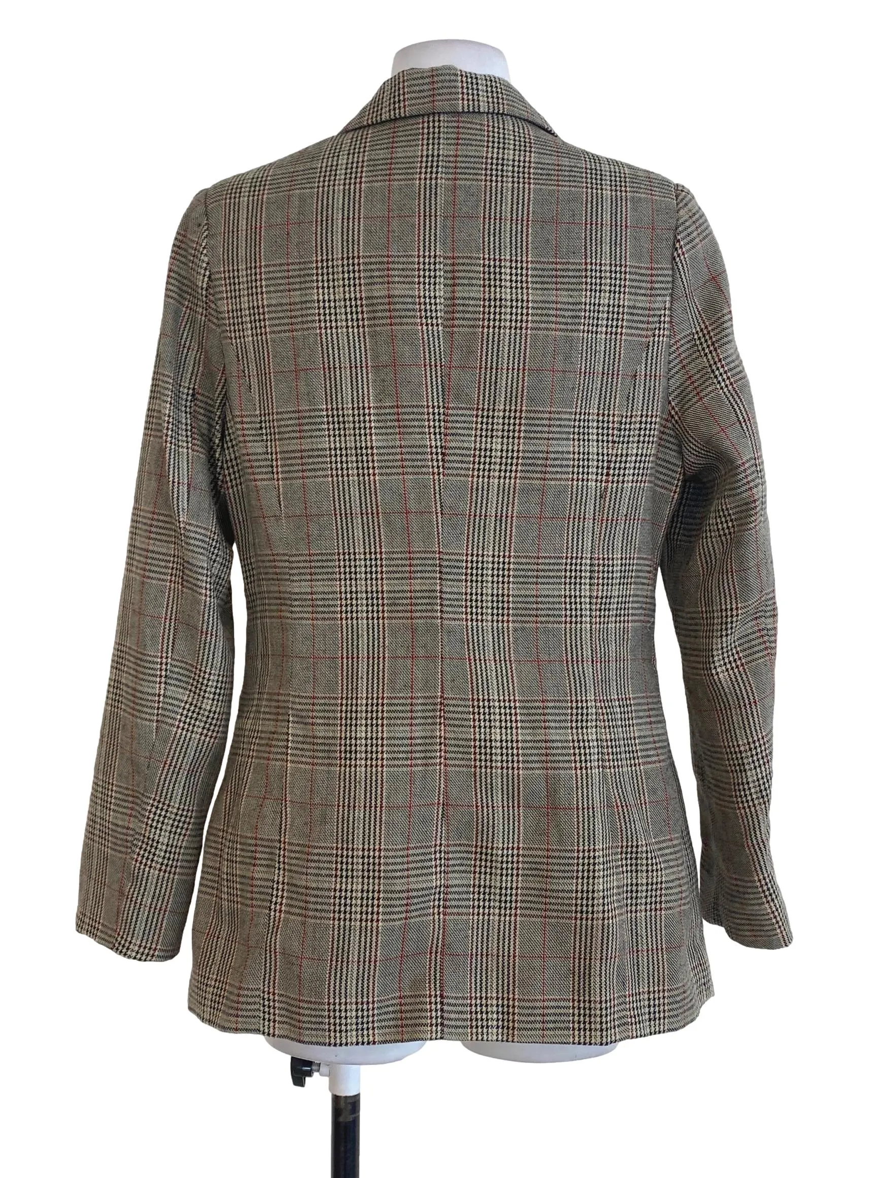 Brown Oxford Tartan Blazer