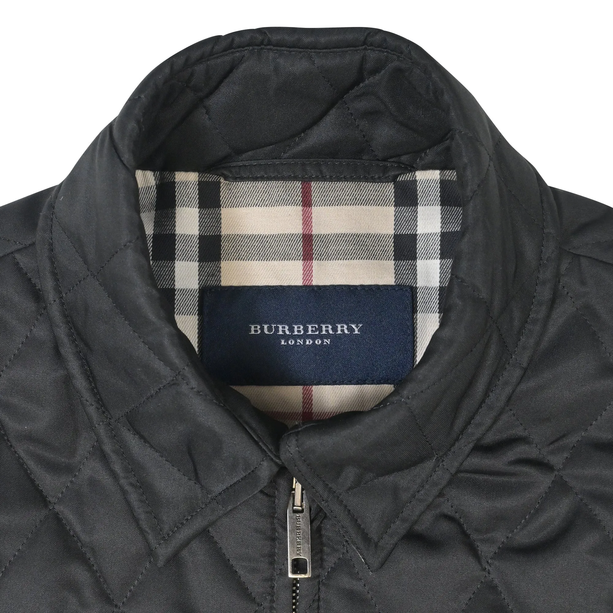 Burberry Quilted Vest in Black Polyester