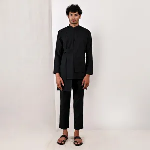 Caledon - Black Short kurta Set