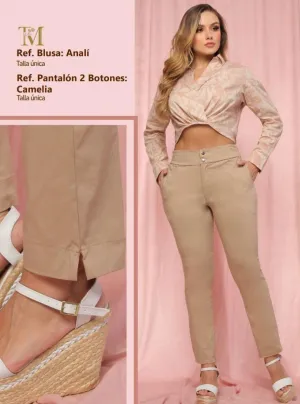 Camelia 100% Authentic Colombian Push Up Pants