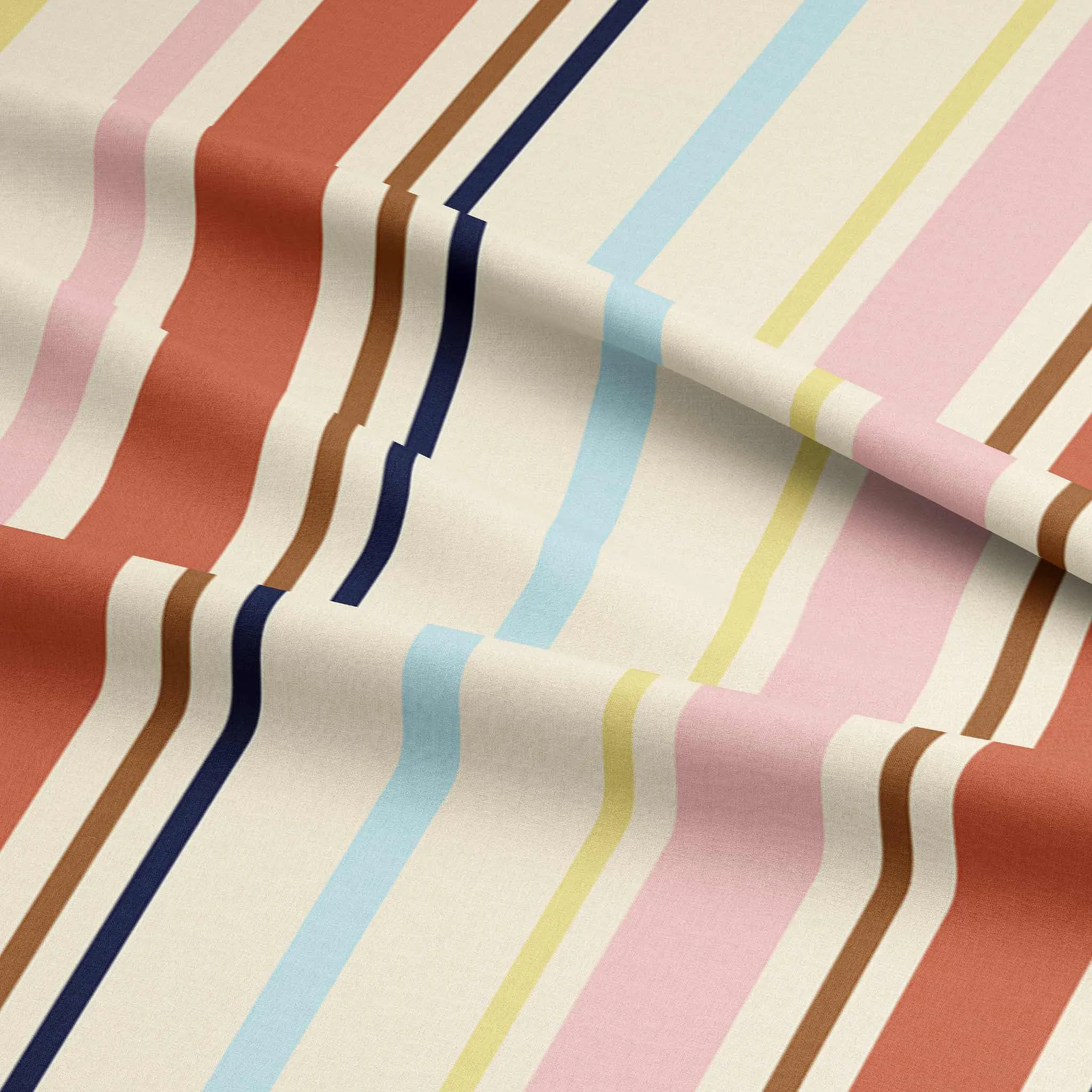 Camp Collar Shirt Kit - Barcode Retro Stripe