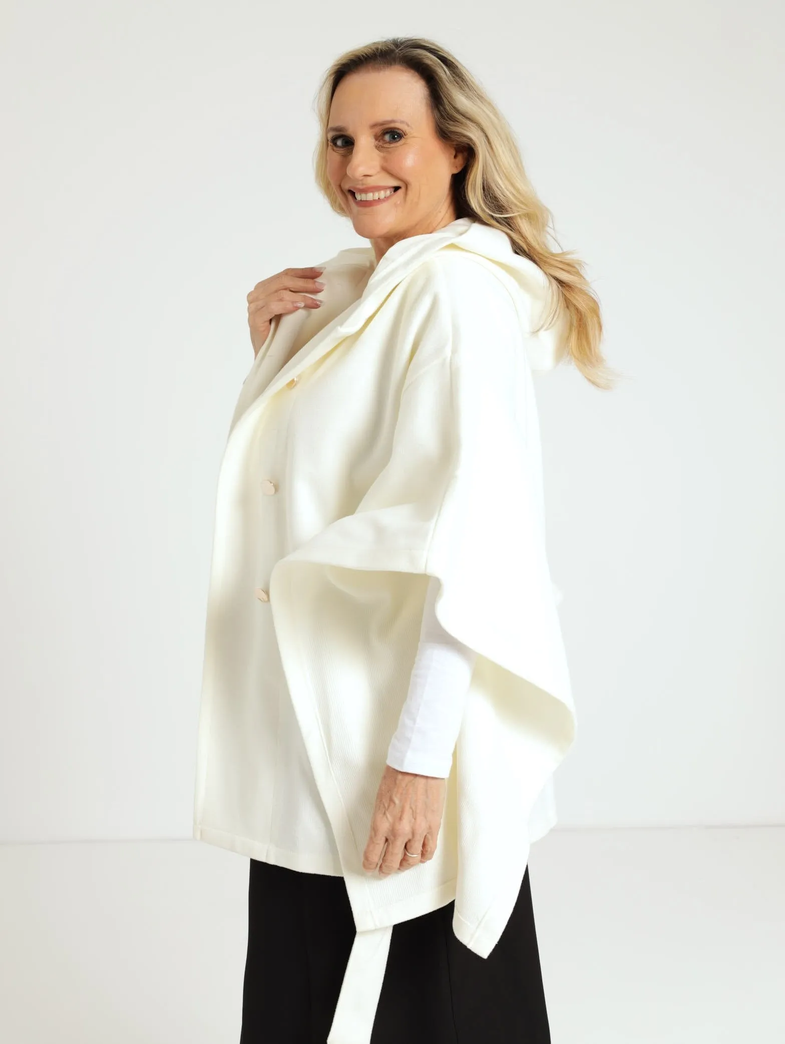 Cape Coat - Milk