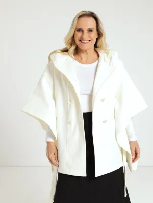 Cape Coat - Milk