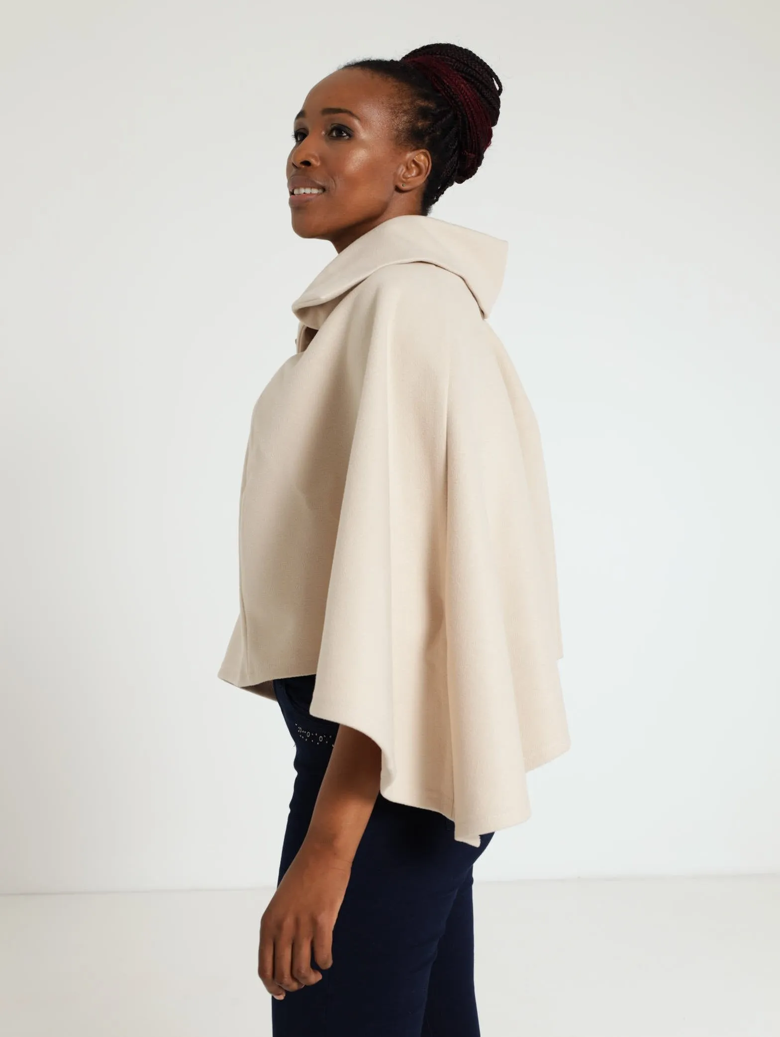Cape Jacket - Oatmeal