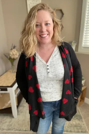 Cascading Hearts Cardigan