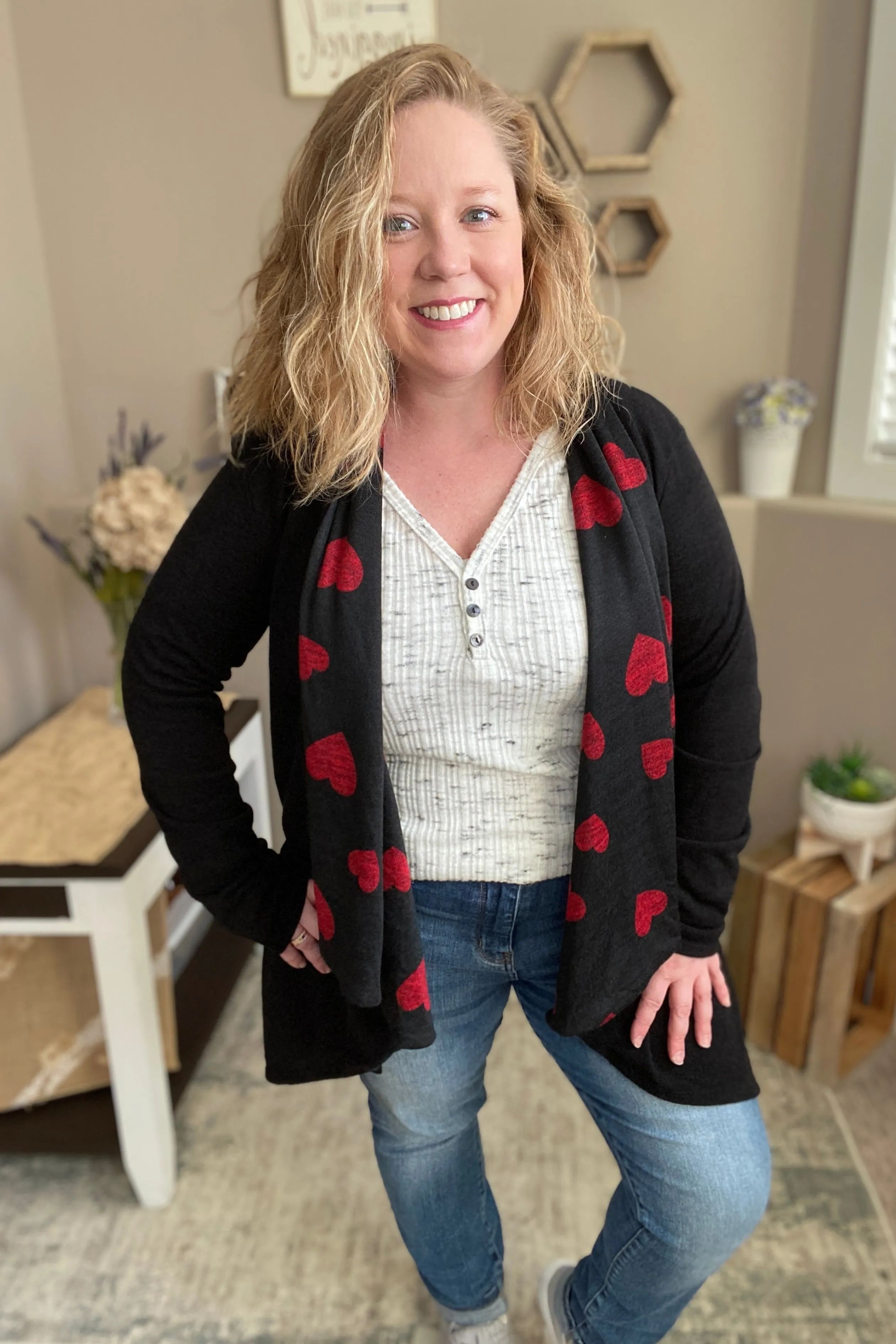 Cascading Hearts Cardigan