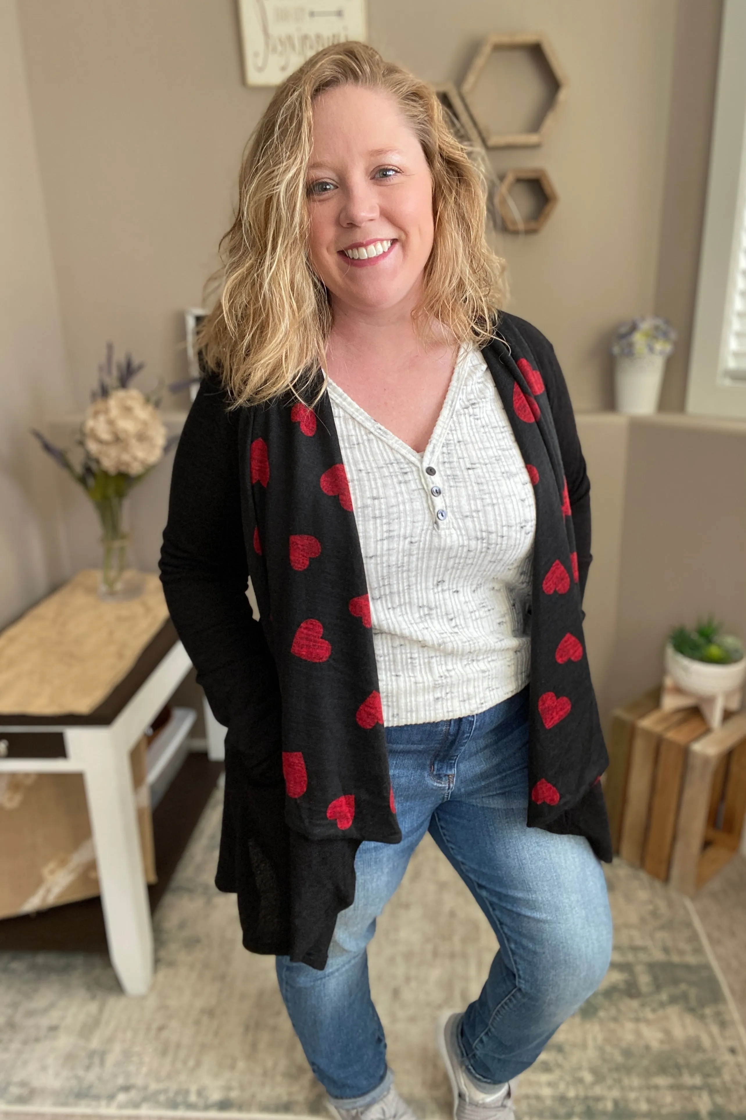 Cascading Hearts Cardigan